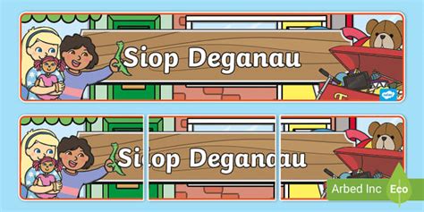 Baner y Siop Deganau