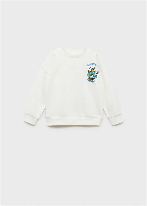 Smurfette sweatshirt - Baby girls | MANGO OUTLET USA