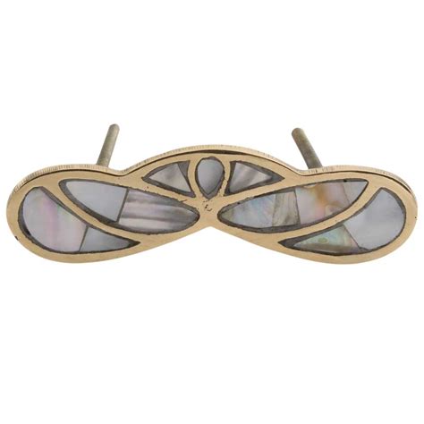 Mother of Pearl Brass Cabinet Handles