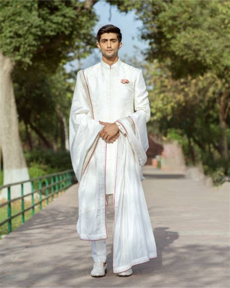 Shop now ryan light beige sherwani set