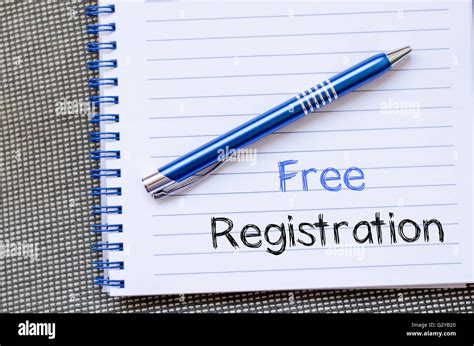 Image result for Registration. Text Example