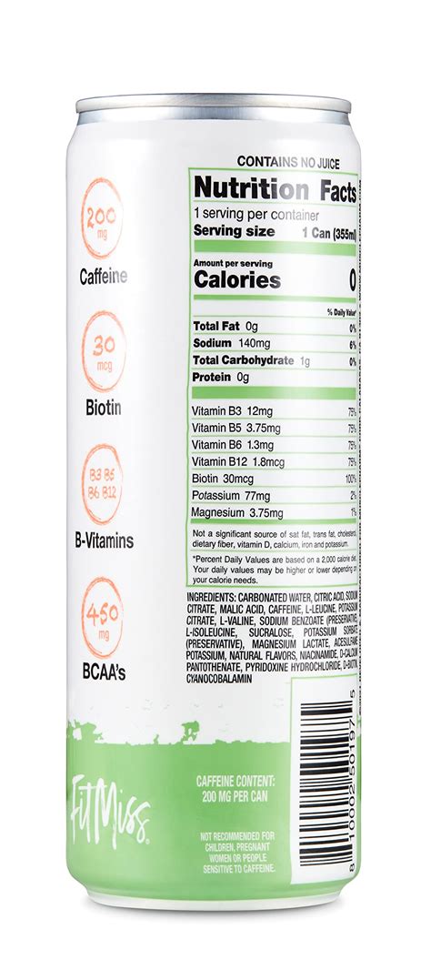 Snapklik.com : MusclePharm FitMiss Energy Drink 12oz (Pack Of 12 ...