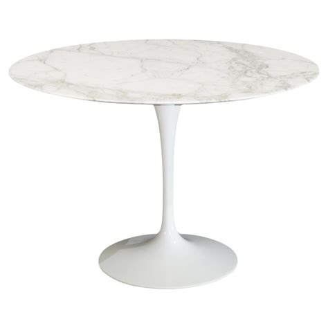 Tulip Table by Eero Saarinen with Marquina Marble For Sale at 1stDibs