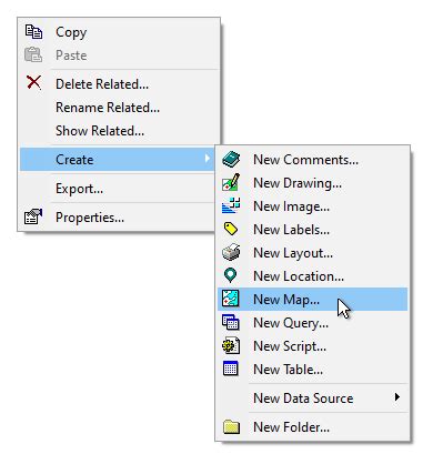 Create a New Map 的图像结果
