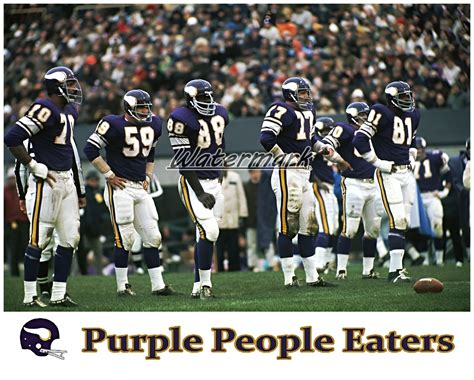Minnesota Vikings Page Marshall Eller Larson Purple People Eaters 8 X ...