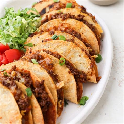 Crispy Baked Beef Tacos - A Nourishing Plate