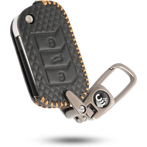 SHOPOFLUX Leather Key Cover Compatible with Mahindra Scorpio N | 3XO