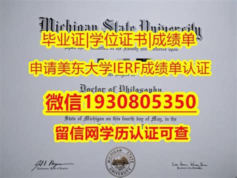 购买国外毕业证密歇根州立大学全套文凭证书样板 | PPT