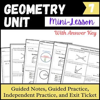 Image result for 7th Grade Math Geometry Study Guide