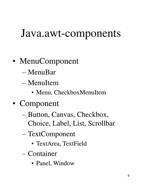 Image result for Java AWT Implementation