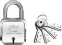 Godrej square 8 levers 4 keys lock Padlock - Buy Godrej square 8 levers ...