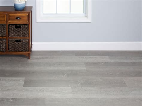 Soft Grey Oak Rigid Core Luxury Vinyl Plank - Cork Back | Grey vinyl ...