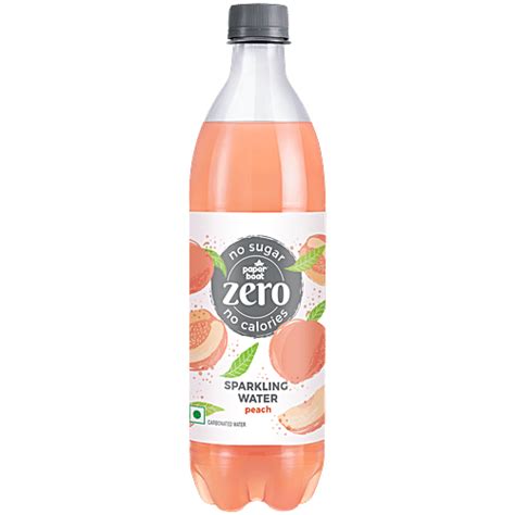 Buy Paper Boat Zero Sparkling Water - Peach Online at Best Price of Rs ...