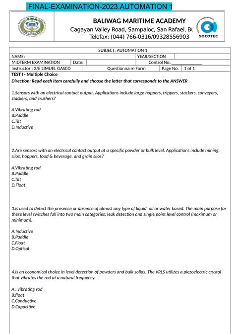 Image result for Final Examination Practical Computer Office Automation
