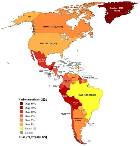 Native Americans in the Americas - Brilliant Maps