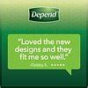 Depend Adult Incontinence Underwear for Women, Disposable, Maximum ...