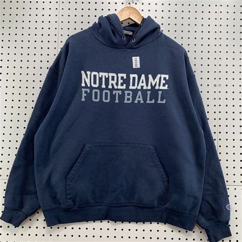 Notre Dame Sweatshirt Xl Blue