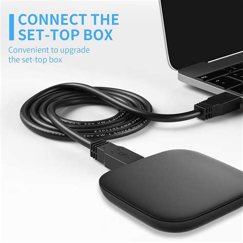 FEDUS High Speed USB 2.0 A to A Cable for Data Transfer