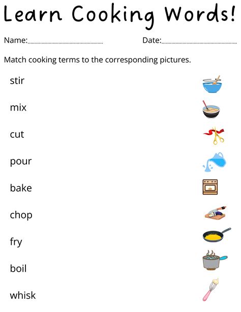 Cooking Words 的图像结果