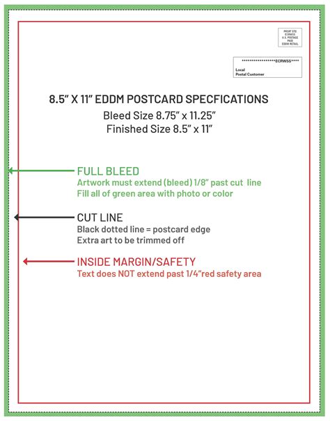 Eddm 8.5 X11 Template