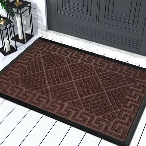 Amazon.com: Welcomeella Heavy Duty Front Door Mats Outdoor 30x18 ...