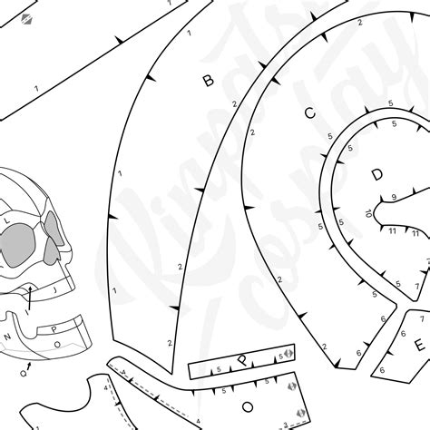 Skull Template Black Silhouette Skull. Design Element. Vector