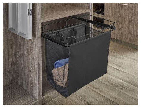 Rev-A-Shelf CSOHSL-24-1 Sidelines 14" Canvas Pull Out Hamper for ...