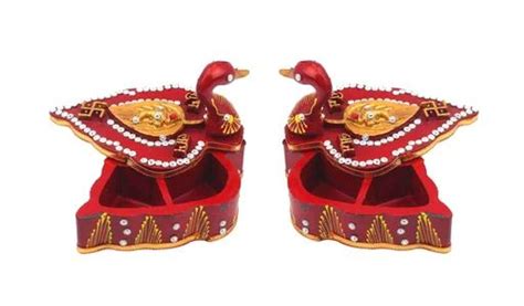 fcity.in - Wood Roli Tika Chopra Kumkum Sindoor Box Pack Of 2 ...