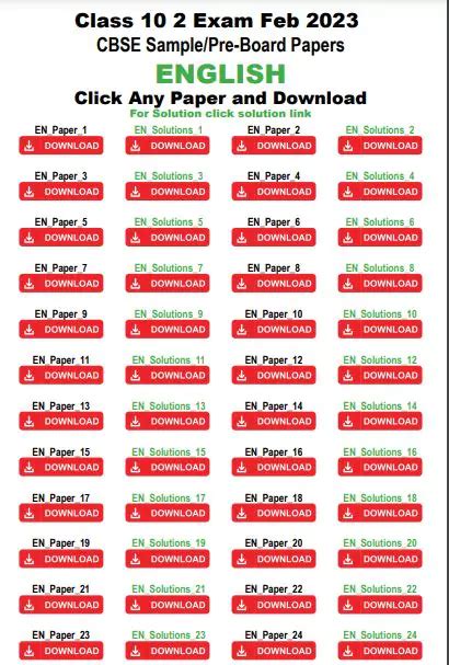 Image result for CBSE Class 10 English Sample Paper