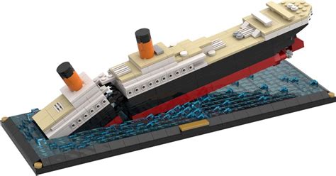 Buy Titanic Model Toys Building Toy,Titanic Sinking Scene Model ...