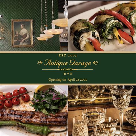 Book Your Antique Garage - Rye Reservation Now on Resy