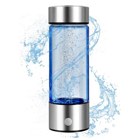 420ml Hydrogen Ionized Water Bottle, 800 to 1200PPB Level Up Hydrogen ...