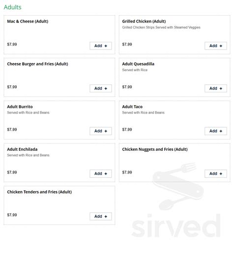 Casa Grande in Fairfield Glade menu in Crossville, Tennessee, USA