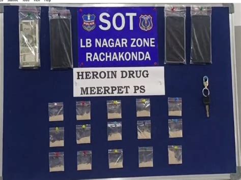 Telangana: Police arrest 3 inter-state drug peddlers, 15 grams of ...