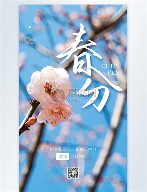 中国风二十四节气春分海报PSD素材_大图网图片素材