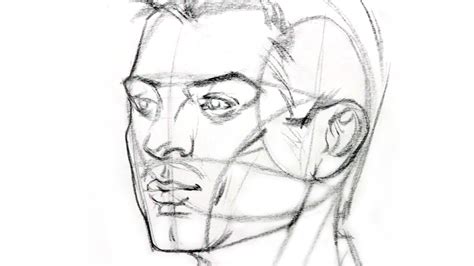 Sideways Face Drawing at PaintingValley.com | Explore collection of ...