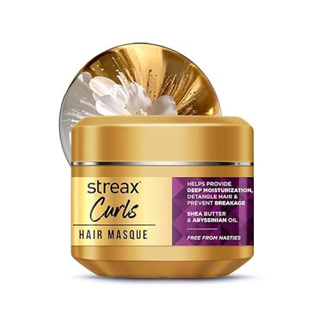Streax Curl Hair Mask for Frizzy, Curly, Wavy Hair- 200gm| Hydrating ...