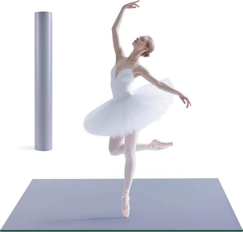 Dance Floor Mat, 4MM Dance Floor Ballet - Thick Non-Slip PE Dance ...