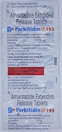 Parkitidin ER 193 - Strip of 10 Tablets : Amazon.in