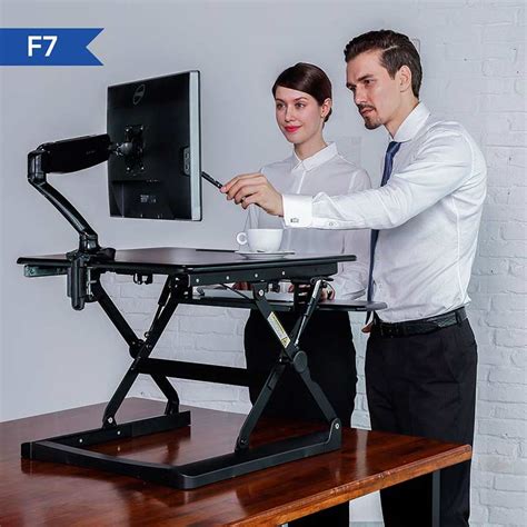 FlexiSpot F7 Premium Single Monitor Desk Mount Arm - Ergonomic Gas Spr ...