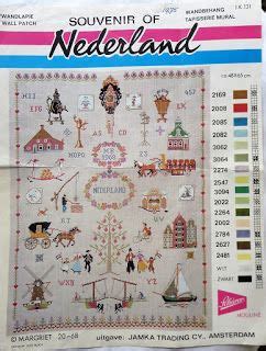Digitale Bibliotheek: 7juni17 Embroidery pattern/ Borduurpatroon merkla ...