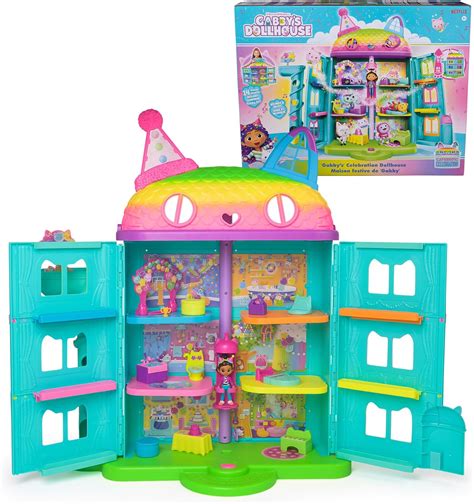 Gabby's Dollhouse, 14-Piece Celebration Dollhouse - Only $34.97 ...