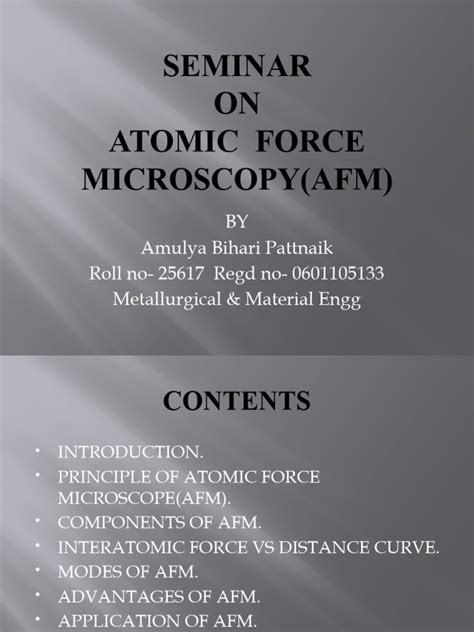 Image result for Atomic force microscopy AFM Principles