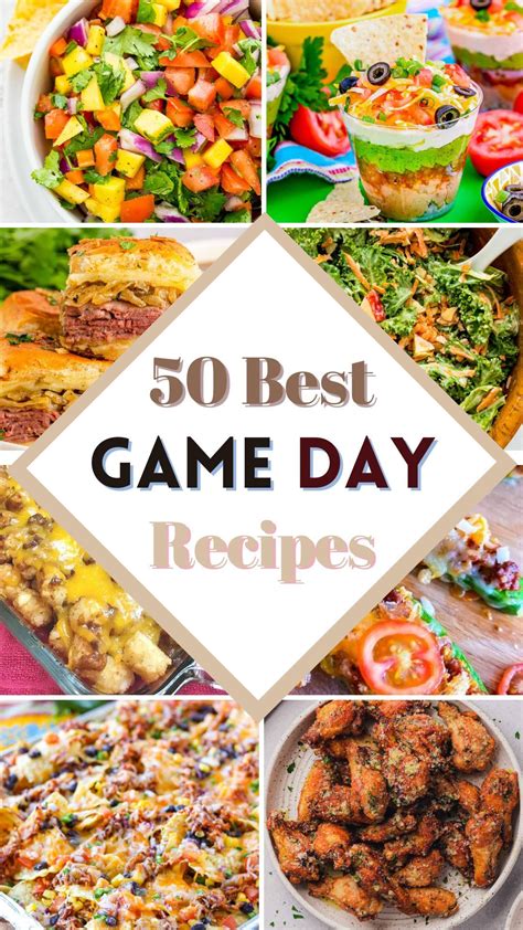 Game day recipes diy – Artofit