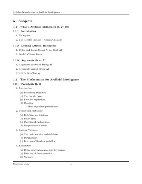 Artificial Intelligence Syllabus 的图像结果
