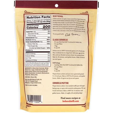 Bob’s Red Mill Stone Ground Cornbread & Muffin Mix - Salsa Express