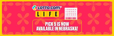 Order Official Lottery Tickets online in Nebraska