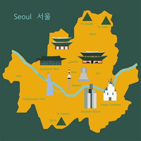 Seoul City Map :: Behance