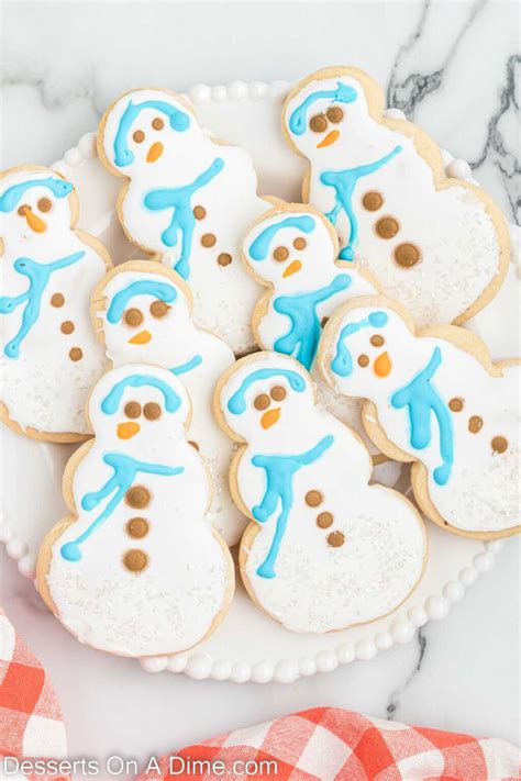 Starbucks Snowman Cookie - Desserts on a Dime