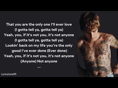 Justin Bieber - Anyone (Lyrics) - YouTube in 2021 | Music lyrics quotes ...